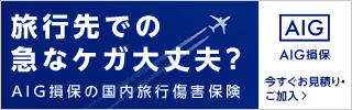 AIG国内旅行保険サイトへ